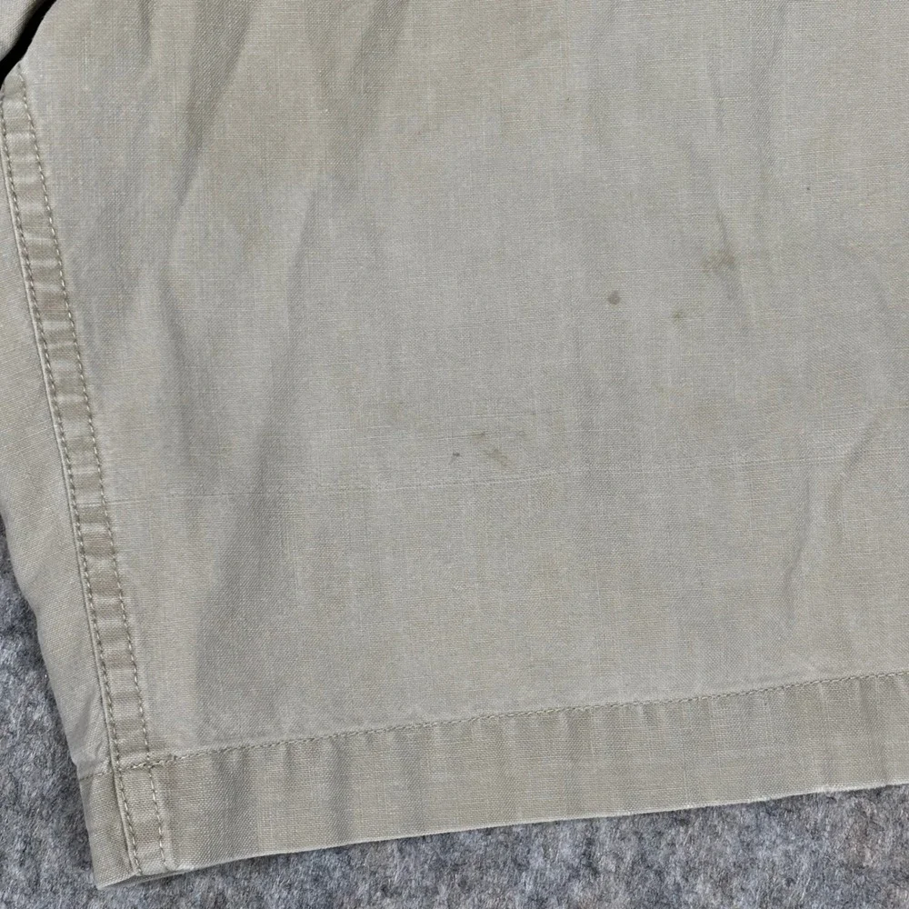 VTG Banana Republic Safari Cargo‎ Shorts Mens 34 Khaki Travel Cotton Distressed